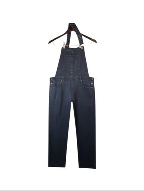 Naked & Famous Japanese Denim | Black Power Stretch Overalls - Size Medium